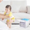 Climatiseur Portable Mini Ventilateur De Refroidissement Refroidisseur DAir 3 Vitesses De Vent Bureau Usb Alimen CLIMATISEUR MOBILE