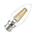 Vision-EL - Ampoule LED B22 Filament Flamme - 4W 2700°K-0