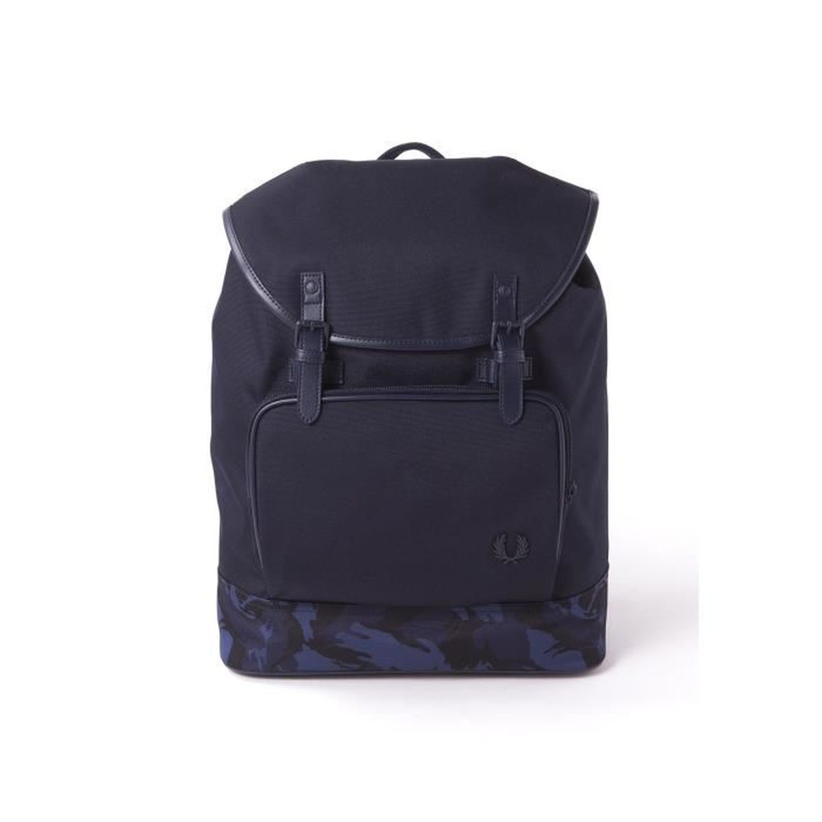 SAC A DOS FRED PERRY NYLON RUCKSACK CAMO aille Standard BLEU ...