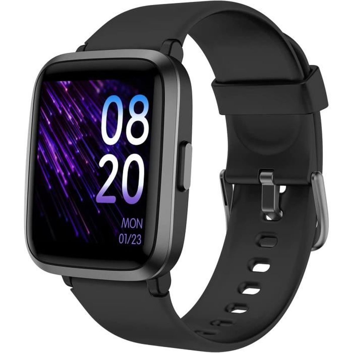 LIGE Montre Connectée Homme,Écran Tactile 1,32, Tracker de Fitness avec
