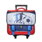 BAGTROTTER Cartable à roulettes 38 cm Ligue 1 Uber Eats Football Gris