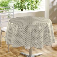 Nappe ronde Styl Art chic taupe