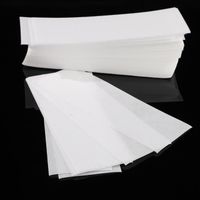 Pas besoin de chauffer du papier ciré d'épilation jetable pour adultes. Le tissu non tissé blanc ne blesse pas la peau. 100 pièces
