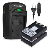 CELLONIC 2X Batterie Compatible avec Canon Digital Ixus 500, 400, 430, 330, V2, V3, PowerShot S200 Digital Elph, S100, S400