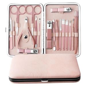 Kit Manucure Pédicure Professionnel 15 Pièces Keiby Citom - Acier Inoxydable - Neuf