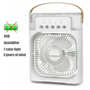 VENTILATEUR blanc-Climatiseur portable, mini ventilateur de bu
