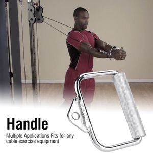 Nouveau câble de triceps de poulie Poignée de résistance de barre de V de f OFQ