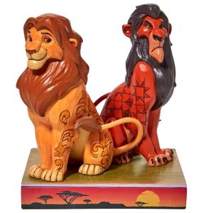 FIGURINE - PERSONNAGE Figurine de collection - Disney - Simba et Scar - 