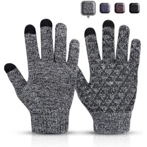 Gants d'hiver chauds pour hommes et femmes, antidérapants, tactiles, coupe- vent, imperméables et thermiques, parfaits pour le ski | Leroy Merlin