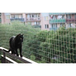 Filet Anti-Oiseaux Noir-Filets de Jardin Robustes Balcon Filet Anti-Oiseaux  clôture de Jardin et Cultures clôture de Protection Maille Anti-Oiseau