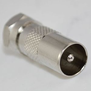 10 Connecteurs F 7mm Pour Câble Coaxial - Antenne TV Et Satellite - Pack De 10 Pièces