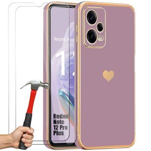 Verre Trempé Redmi 9 GOGME Glitter Coque Pour Xiaomi Redmi Note 9S / Redmi Note 9 Pro Étui, Antichoc Housse Cadre Galvanisé TPU Paillettes/ TransparentRésistant Aux Rayures Étui, Rose Coque Redmi 8a