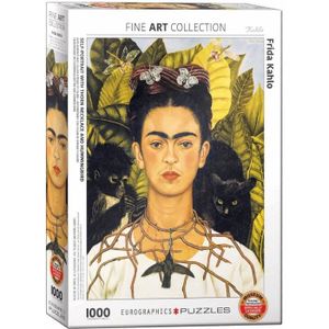 PUZZLE Puzzle Eurographics Frida Kahlo Self Portrait avec