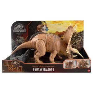 FIGURINE - PERSONNAGE Dinosaure Brun Mega Destructeurs Pentaceratops 33 