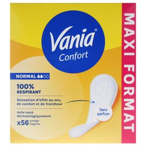 PROTÈGE SLIP 81337 Vania Protégé-Slips Confort Sans Parfum X56
