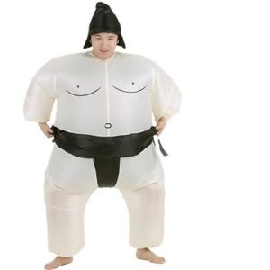 DÉGUISEMENT - PANOPLIE Costume Sumo Gonflable pour Adultes - YWEI - Modèle CD18095 - Blanc - Polyester - Halloween Party Cosplay Outfit