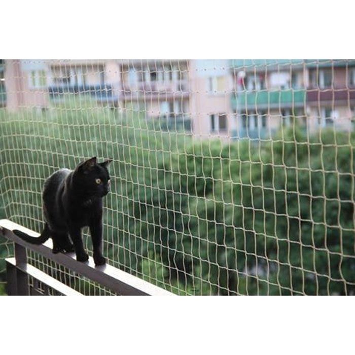 Filet de protection balcon et fenêtre pour chat et chaton - Anka