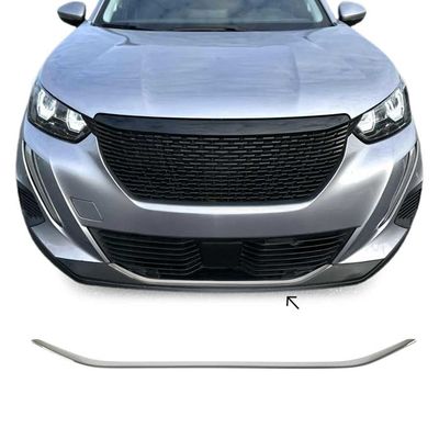 Plaque Décorative Triangulaire Chromée Pour Pare-brise Peugeot 2008 & 208 - Compatible Références 9675629980, 9675629580