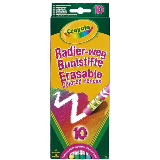 12 crayons de couleur effaçables