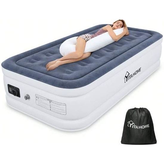 Lit Gonflable Lit Gonflable Double Avec Pompe À Air Électrique Matelas