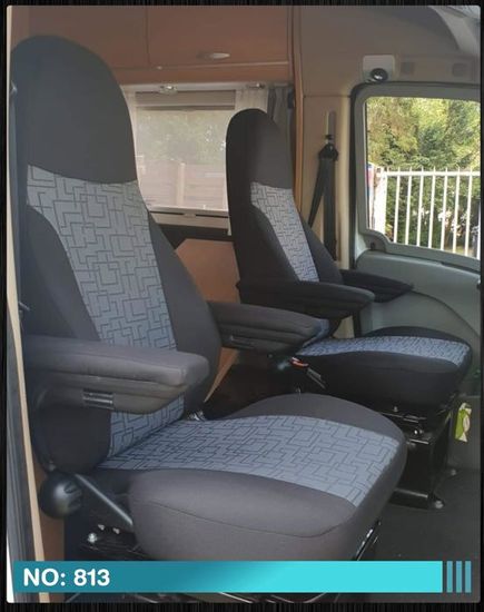 Housses De Siège Avant Sur Mesure Pour VW T5/T6 Transporter - Conducteur Et Passager
