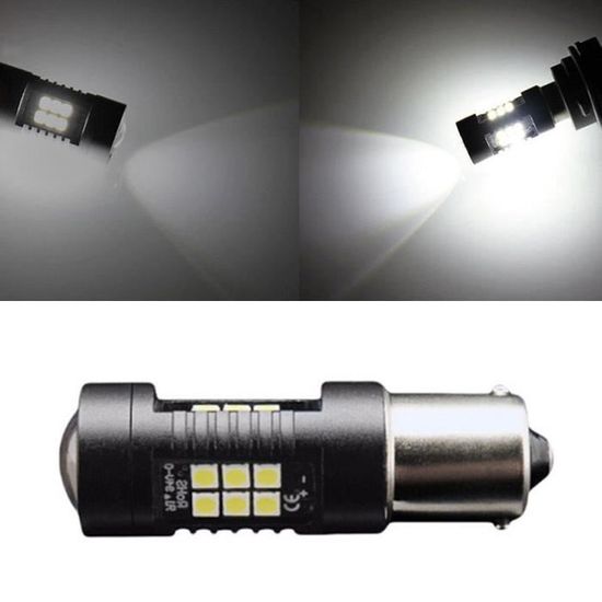 BeiLan Ampoules LED 1156 P21W Blanc 6000K Pour Feux De Voiture