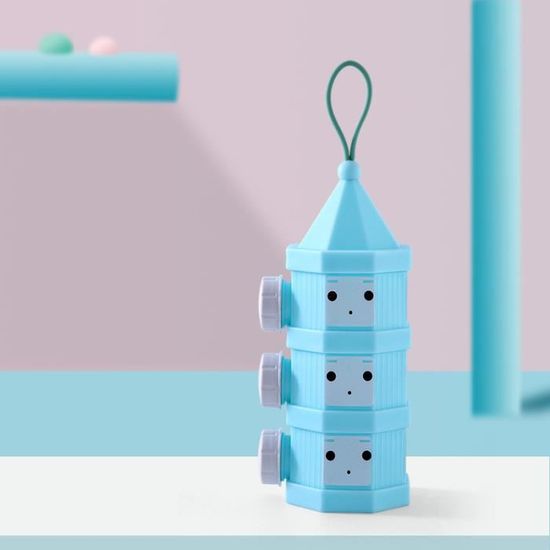 Boite De Dosage De Lait De Collation En Poudre Pour Bebe Boite De Lait En Poudre Pour Bebe Empilable Portable A 3 Bleu Cdiscount Puericulture Eveil Bebe