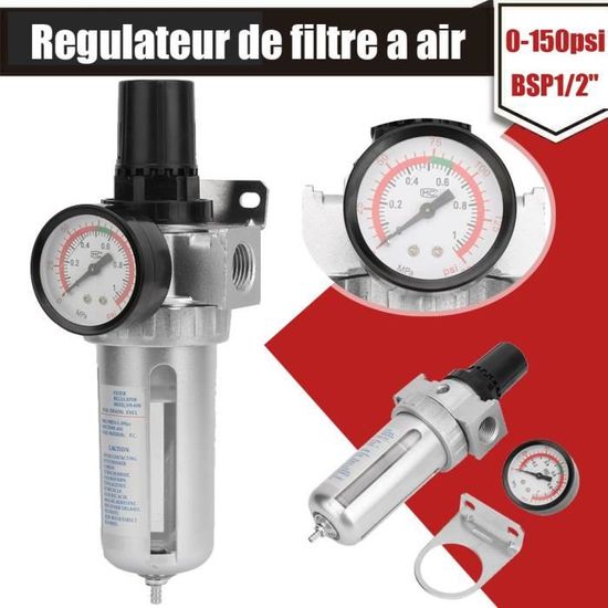 Filtre régulateur BSP pour air comprimé 1/4 Antihumidité Lubrificateur