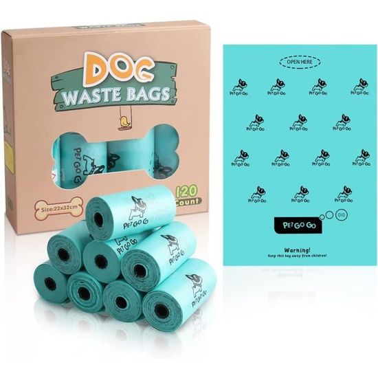 Sac à déjection canine biodégradable - Sac à crottes compostable