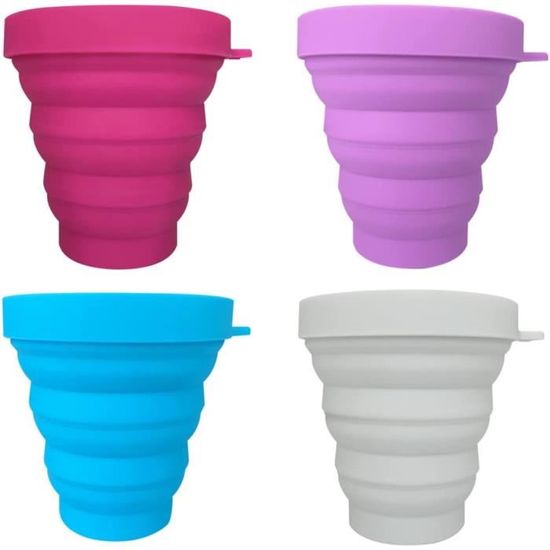Tasse Pliable Camping MIRRO 4,5 Oz (13 Cl) - Aluminium, Pliable, Scellée Neuve