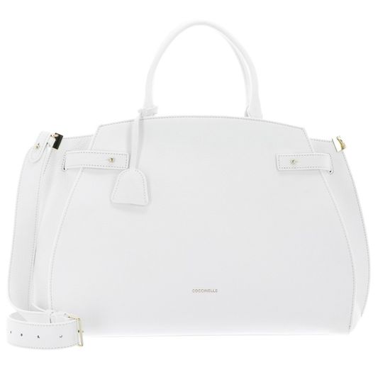 Sac à Main COCCINELLE Blue Soft – Cuir Grainé Citronella (Jaune) – Femme – Italie