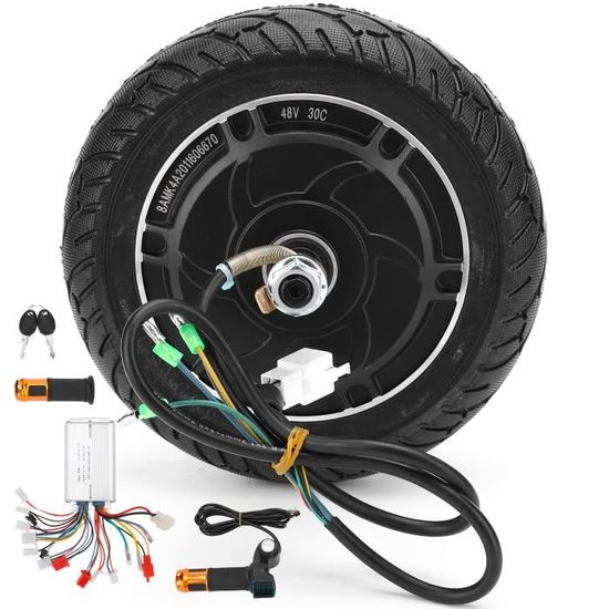 Kit De Roue De Moyeu De Scooter électrique De 25,4 Cm, 36 V-60 V, 350 W