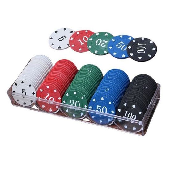 Lot De 180 Jetons De Poker - Occasion, Très Bel état