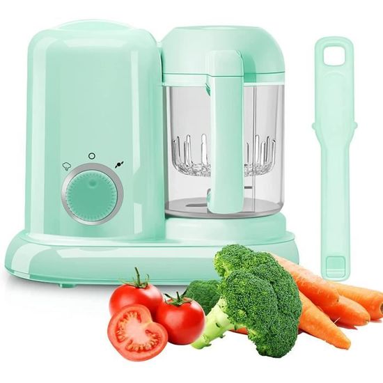 Cuiseur Mixeur Bébé Hoapin 4en1 - Cuisson Vapeur Et Mixage - Stérilisateur - 350W