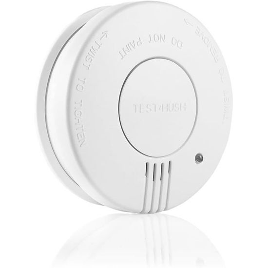 Détecteur De Fumée Smartwares – Norme NF, Capteur Photoélectrique, 10 Ans De Vie