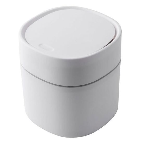 Couvercle De Poubelle Encastrable Kliplinc - Plan De Travail, Acier Inox, Ouverture Basculante, Diam. ~21cm