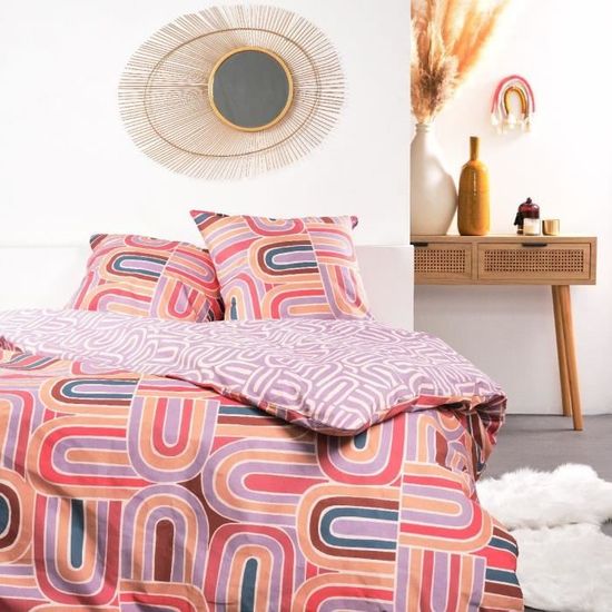 Parure de lit - TODAY - Sunshine - 120343 - 2 personnes - 240x220cm - Coton - Imprimé 12.54 Parure de lit - TODAY - Sunshine - 120343 - 2 personnes - 240x220cm - Coton - Imprimé 12.54