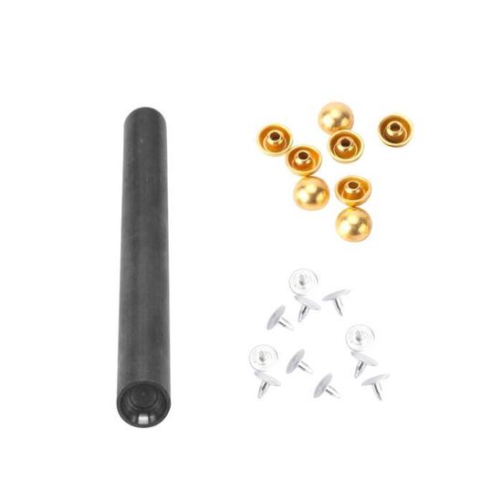 Kit D’œillets Métalliques 10 Mm Colorés – Avec Outil D’installation Et Boîte Rangement – Pour Chaussures, Sacs, Vêtements, Cuir – 12 Couleurs, 100 Entretoises