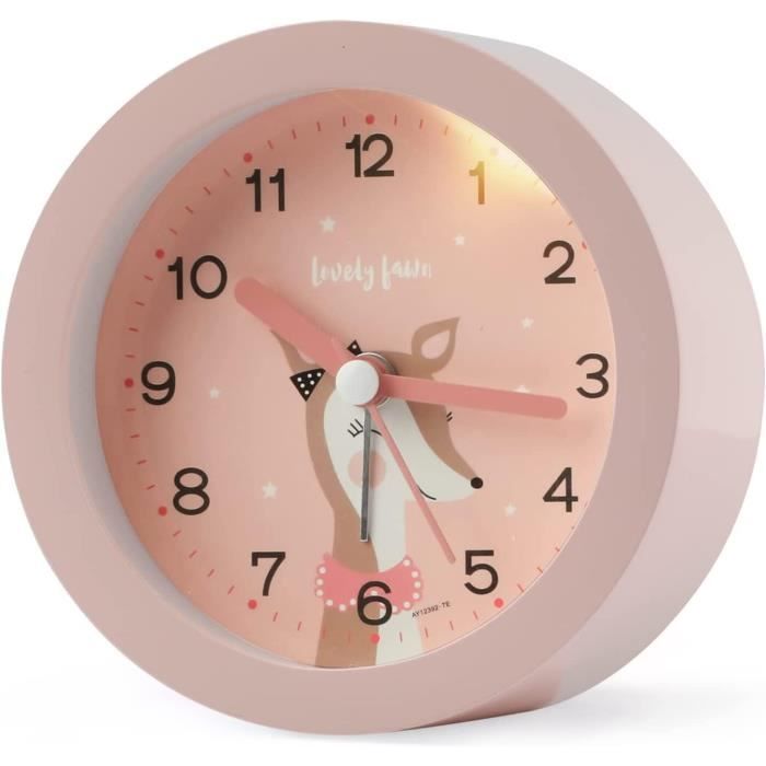 Réveil amusant en forme de boîte à lait, réveil numérique à compte à rebours pour enfants, idéal pour la décoration de la chambre (rose) | Leroy Merlin