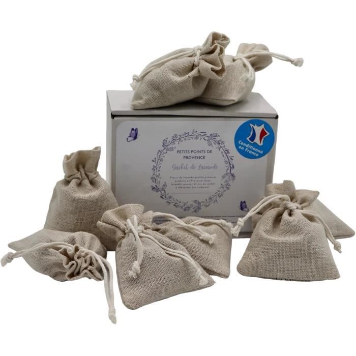 PETITS POINTS DE PROVENCE 8 sachets remplis de LavandeOrigine