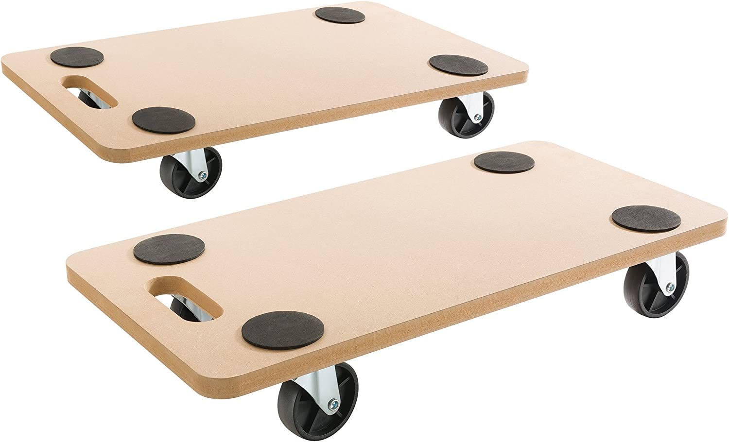 AREBOS 2x Chariots roulant | Chariot pour meubles | Plate-forme mobile | Chariot de transport | Chariot de 200kg