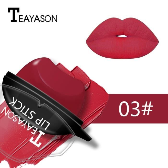 Maquillage de brillant à lèvres de rouge à lèvres mat liquide de longue durée imperméable de beauté de femmes n1070