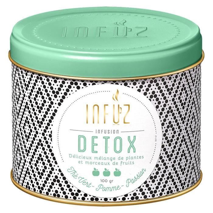 INFUZ Détox - Infusion thé vert pomme et passion 100 g