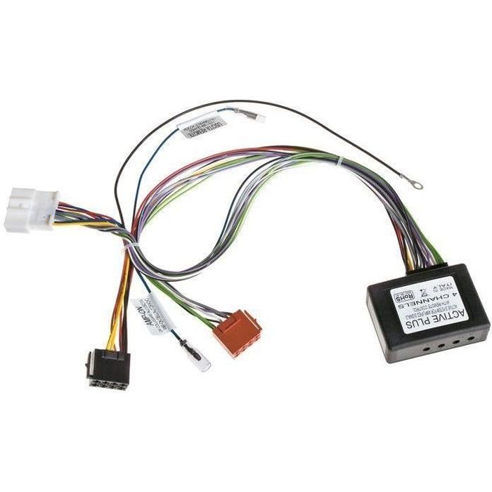 FAISCEAU AUTORADIO compatible Nissan pathfinder Qashquai Xtrail ap07 Juke Micra ap11 avec Ampli - 4HP ISO