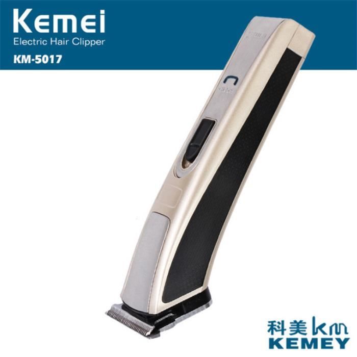 TONDEUSE CHEVEUX Mixte - kemei KM-5017 Tondeuse à cheveux rechargeable haute puissance enfants adulte - jaune CC™