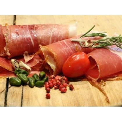 JAMBON CRU DE SAVOIE 12 MOIS D AGE FUME TRANCHE