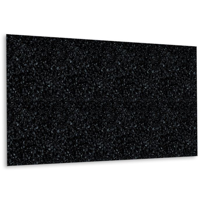 Decormat Auto-adhesif Crédence Autocollant, Vinyle, Panneau Anti-éclaboussures, 100x50cm, Dosseret, Sol noir classique