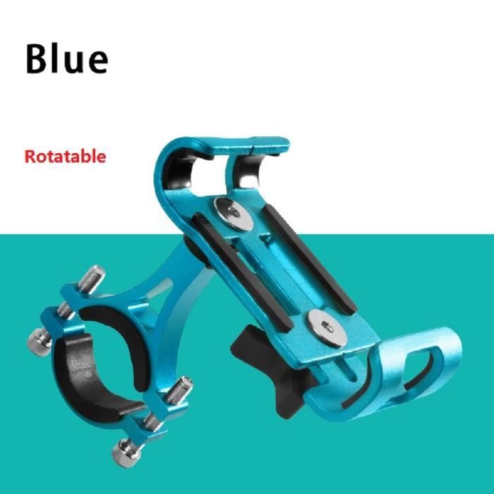 Tout alliage d'aluminium Mobile support pour téléphone support montagne pour vélo support pour téléphone vt90860Blue Rotatable