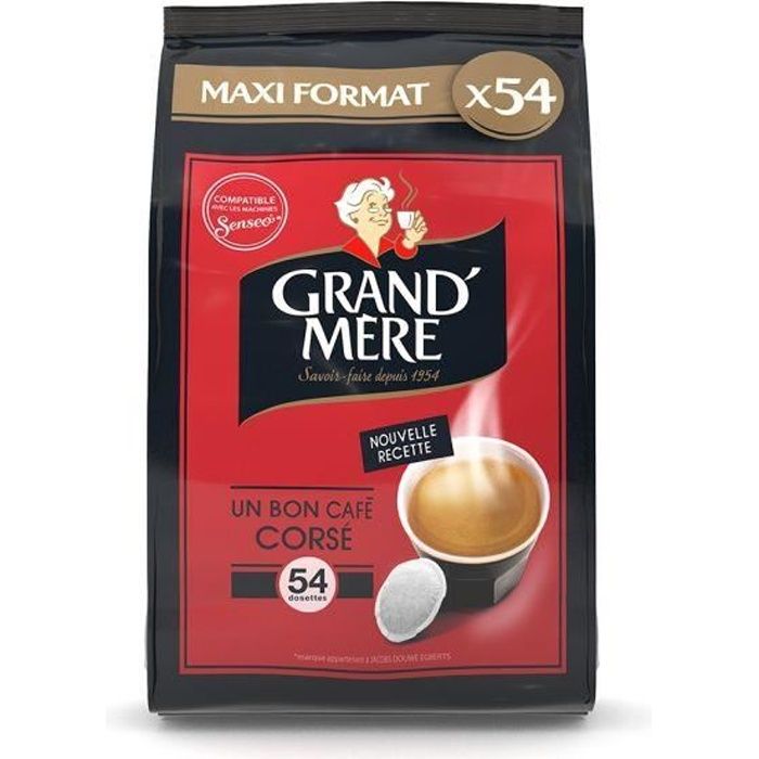 Dosette Senseo® Compatible Café Corsé Grand'Mère (x54) U
