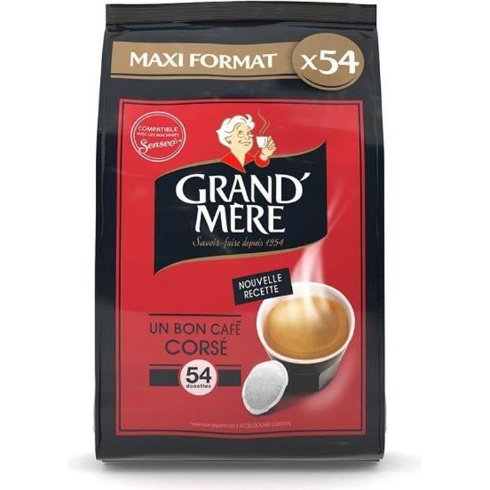 Dosette Senseo® Compatible Café Corsé Grand'Mère (x54) U